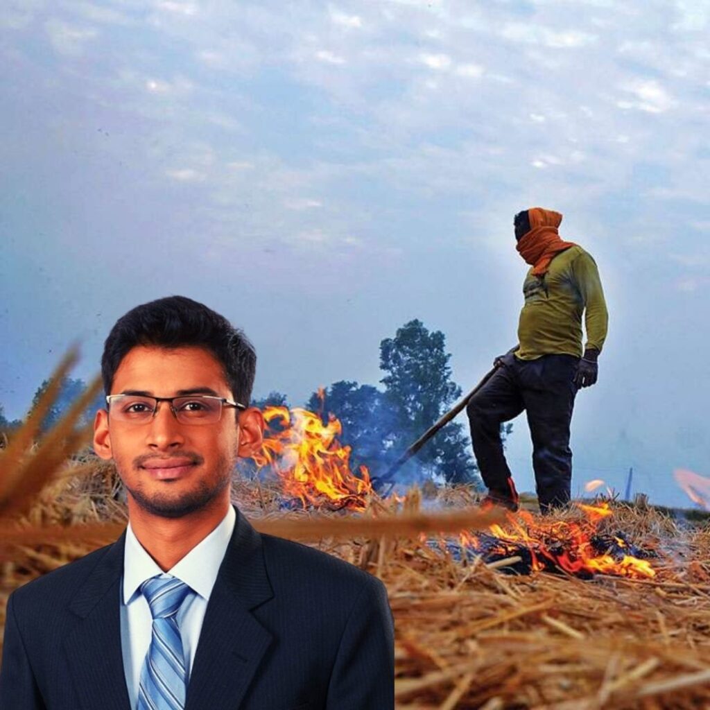 Meet Vidyut Mohan, Who Is Improving Air Quality By Converting Waste BioMass Into Marketable Products https://thelogicalindian.com/environment/vidyut-mohan-stubble-burning-delhi-34932