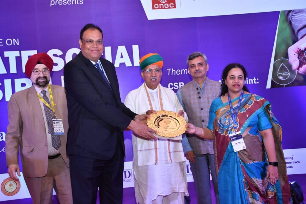 OMC bags Golden Peacock National Award for CSR
