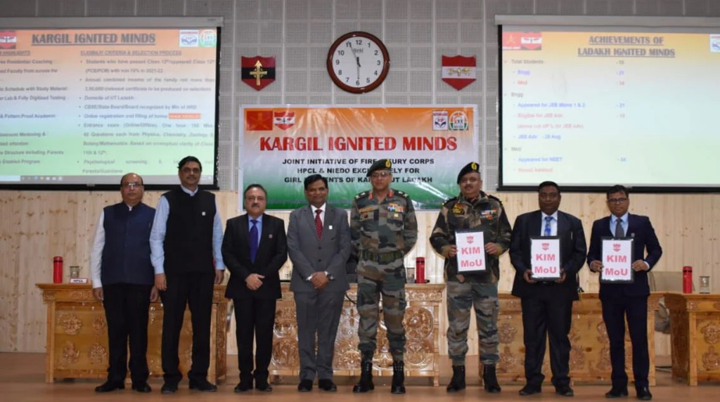 HPCL collaborates with Indian Army for CSR Project ‘Kargil Ignited Minds’