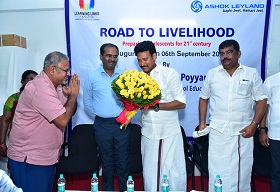 Ashok Leyland extends its CSR initiative "From Road to School to Road to Livelihood"