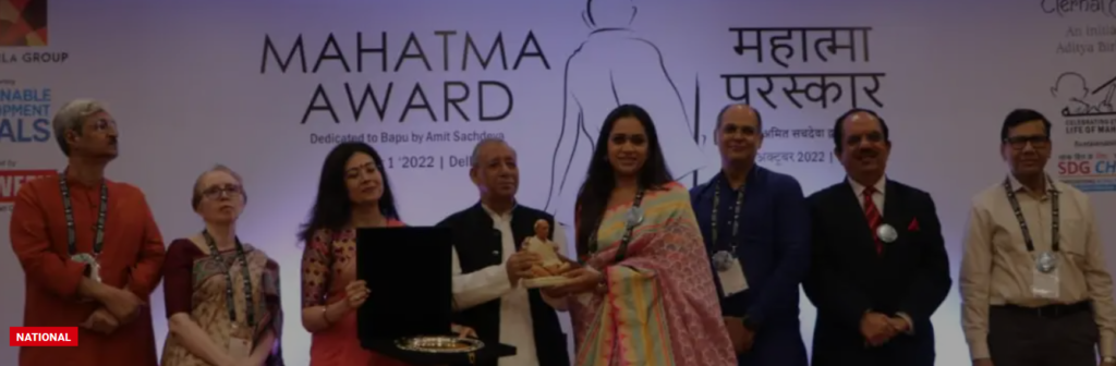 M3M Foundation’s Payal Kanodia Honoured With The Mahatma Award 2022 For CSR Excellence