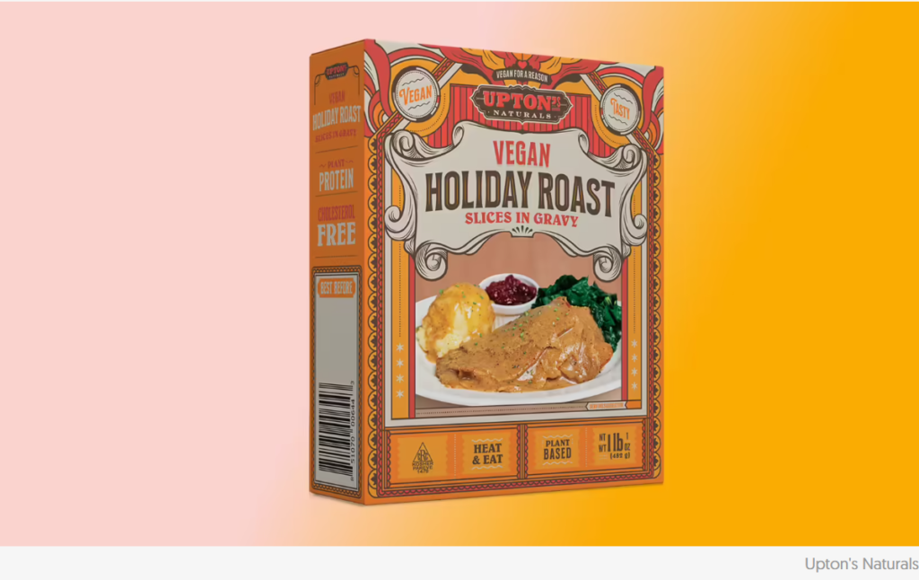 Upton’s Naturals Launches Gravy-Drenched Vegan Turkey for the Holidays