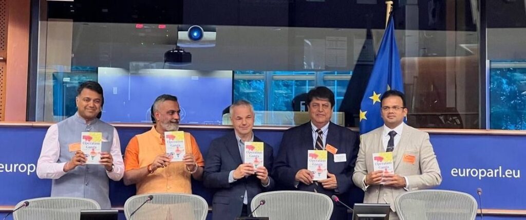Indian Social Entrepreneur Dr. Lalit Shyaam Tekchandani Unveils Operation Ganga At The EU Parliament In Brussels