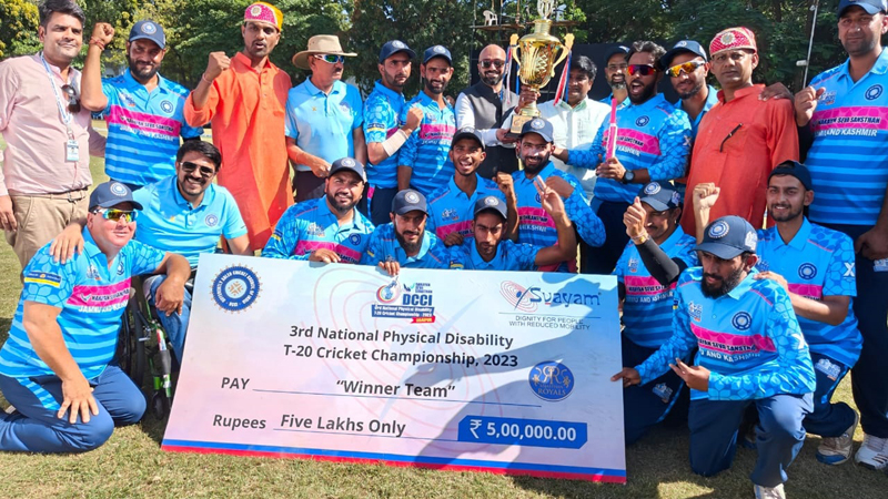 J&K team wins 3rd National Physically Disabled T20 C’ship